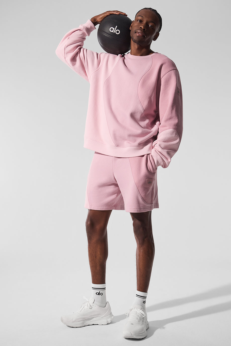 Short Make Waves de 7 pouces - Rose coucher de soleil ton sur ton