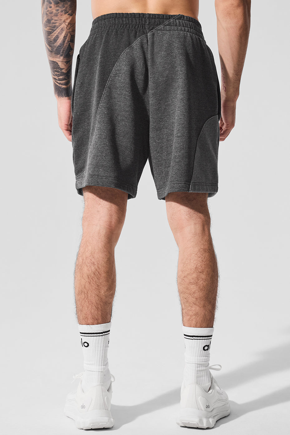 Short Make Waves de 7 pouces - Gris foncé chiné ton sur ton