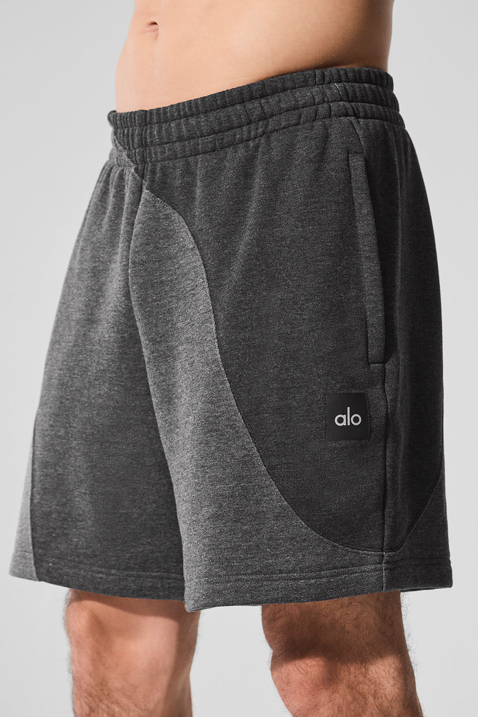 Short Make Waves de 7 pouces - Gris foncé chiné ton sur ton