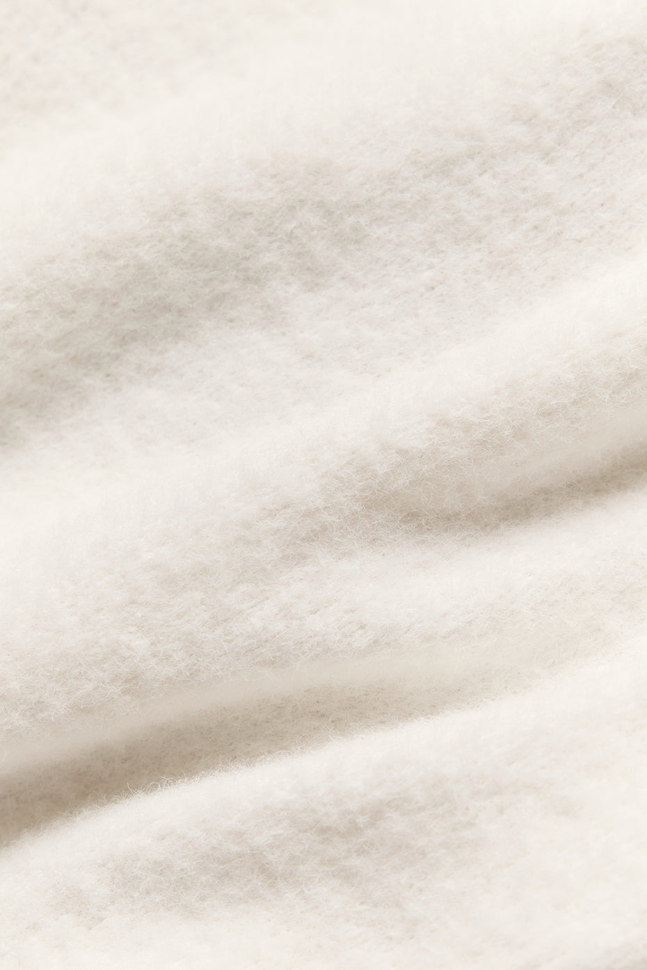 Haut à manches courtes Snuggle Up en maille - Ivoire