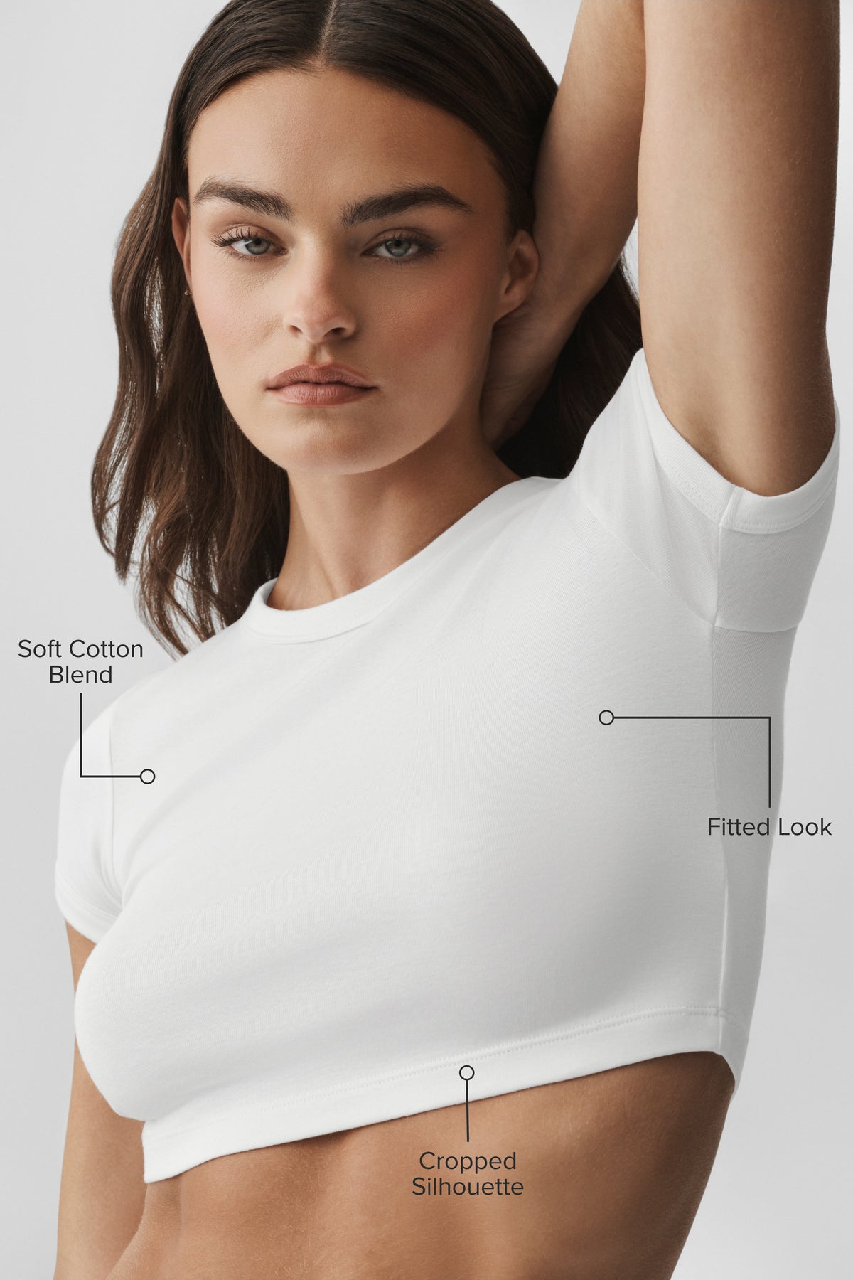 T-shirt court Timeless - Blanc