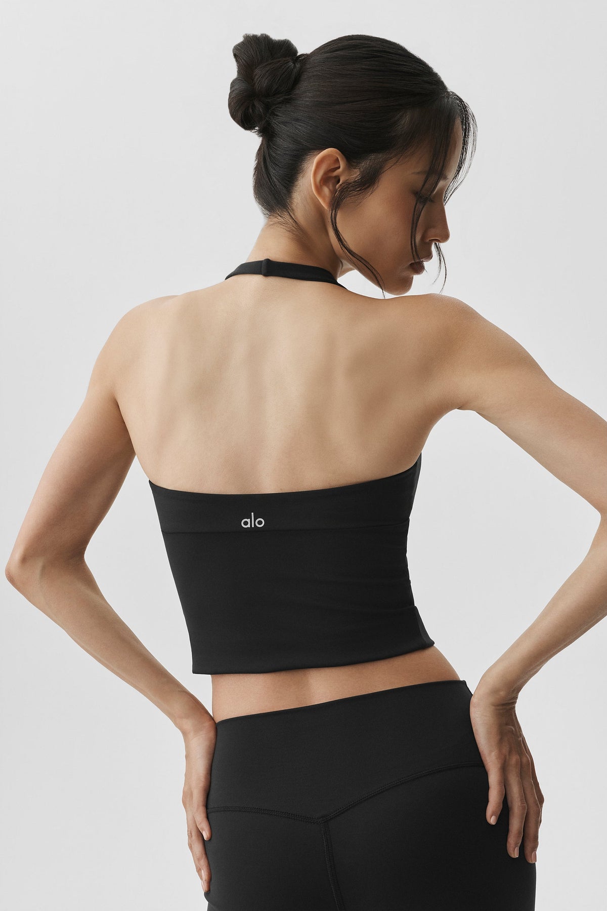 Débardeur à col licou ALO Softsculpt Precision - Noir