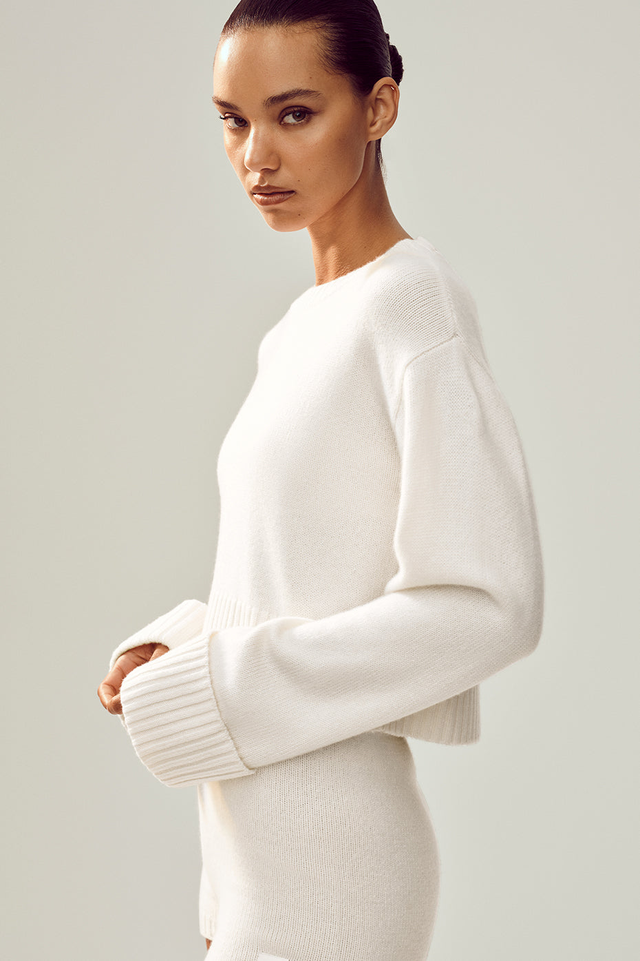 Pull Embrace en cachemire - Ivoire