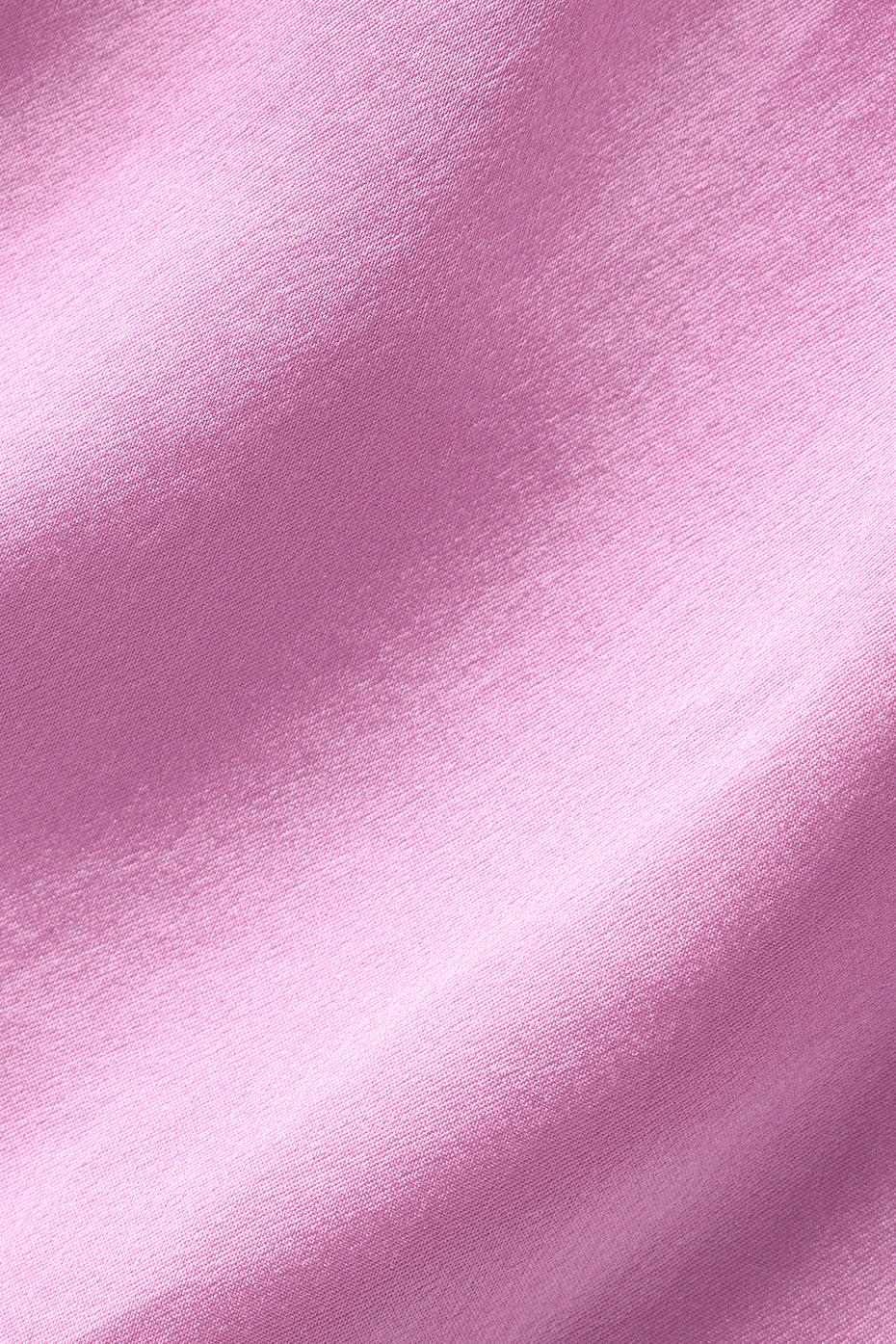 Chemise courte à manches longues Luminous en soie - Rose cœur de bonbon