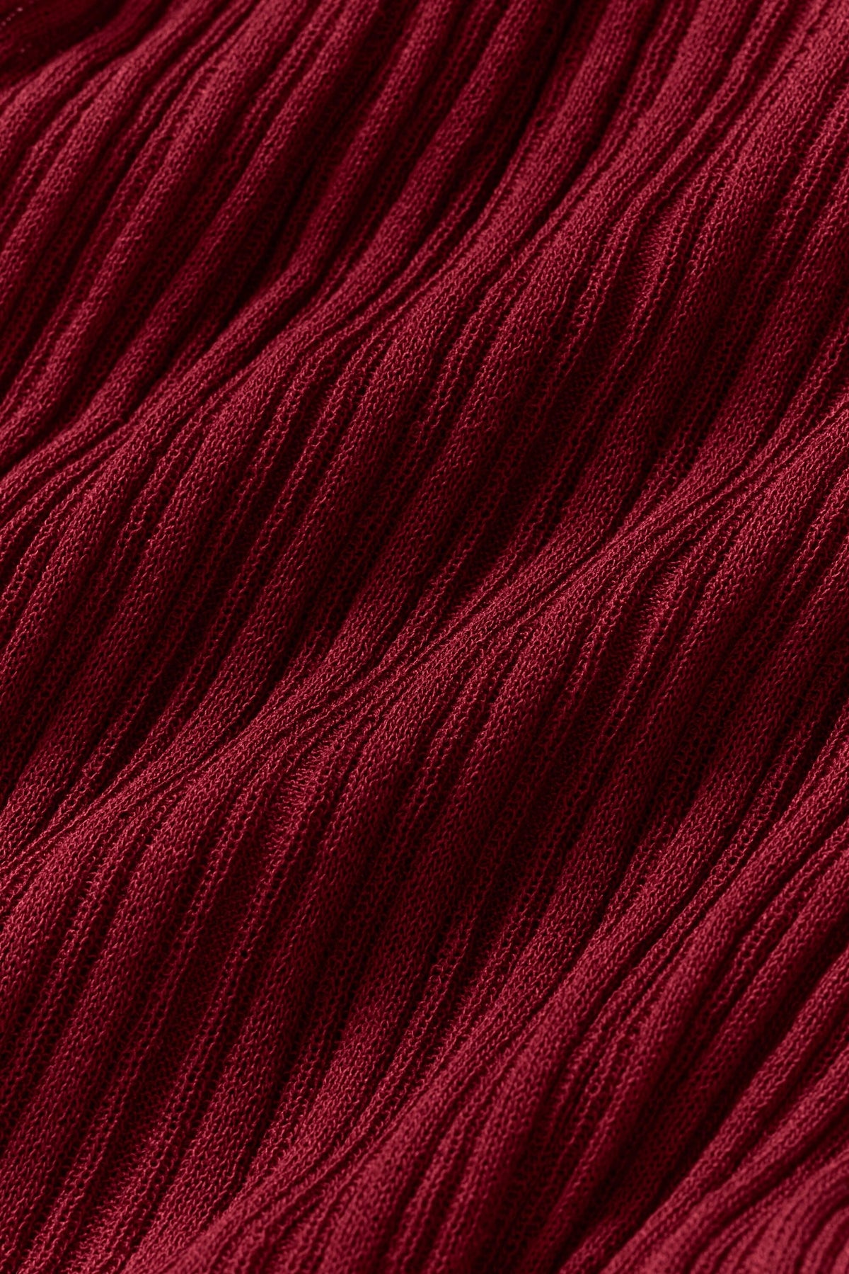 Cardigan Sunlit en maille - Rouge romance d’été