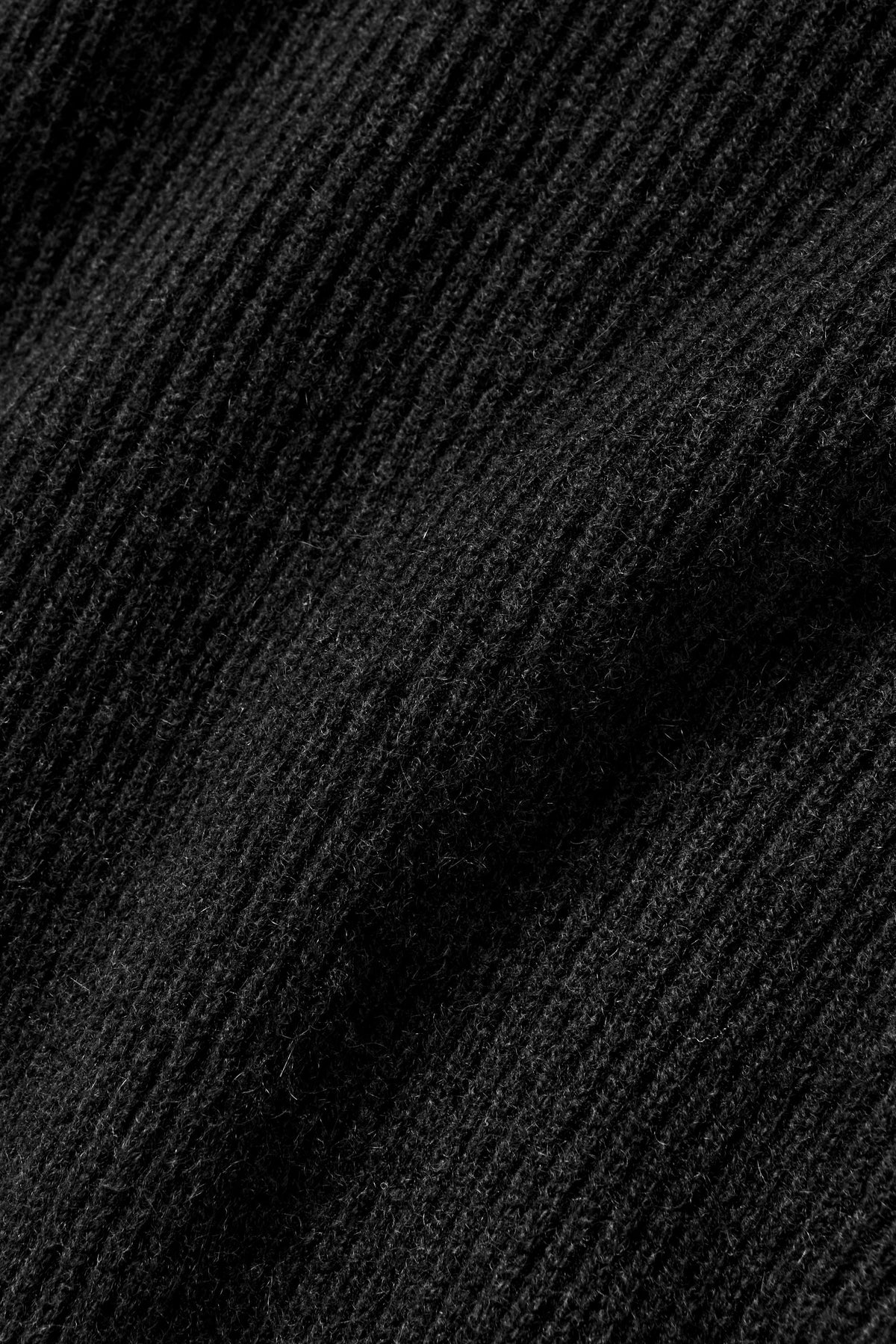 Veste entièrement zippée Harmony en cachemire et laine - Noir