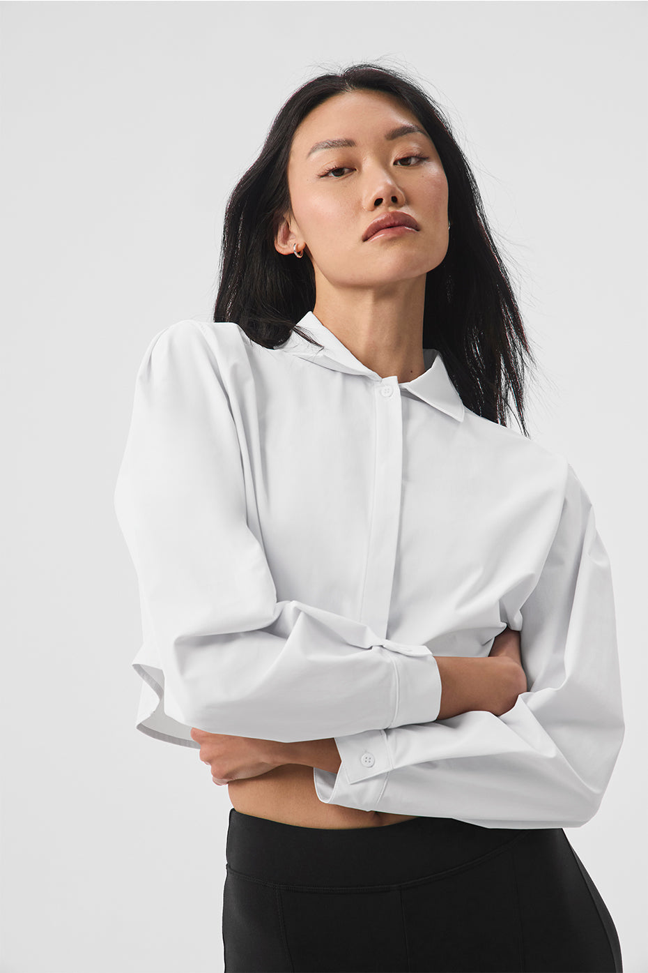 Chemise courte Take Me Out - Blanc
