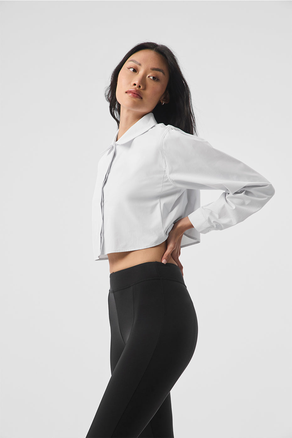 Chemise courte Take Me Out - Blanc