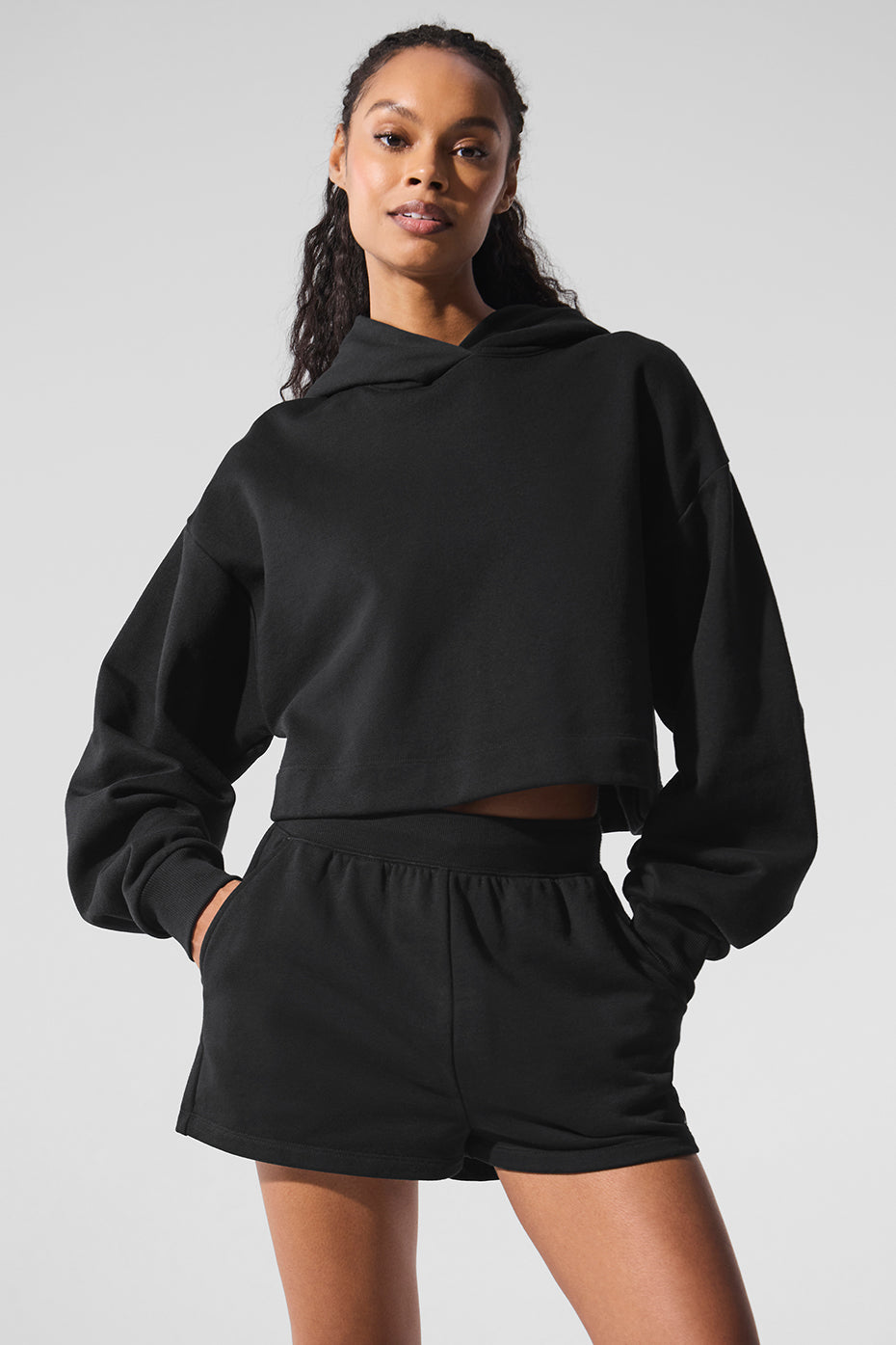 Sweat à capuche Bae - Noir