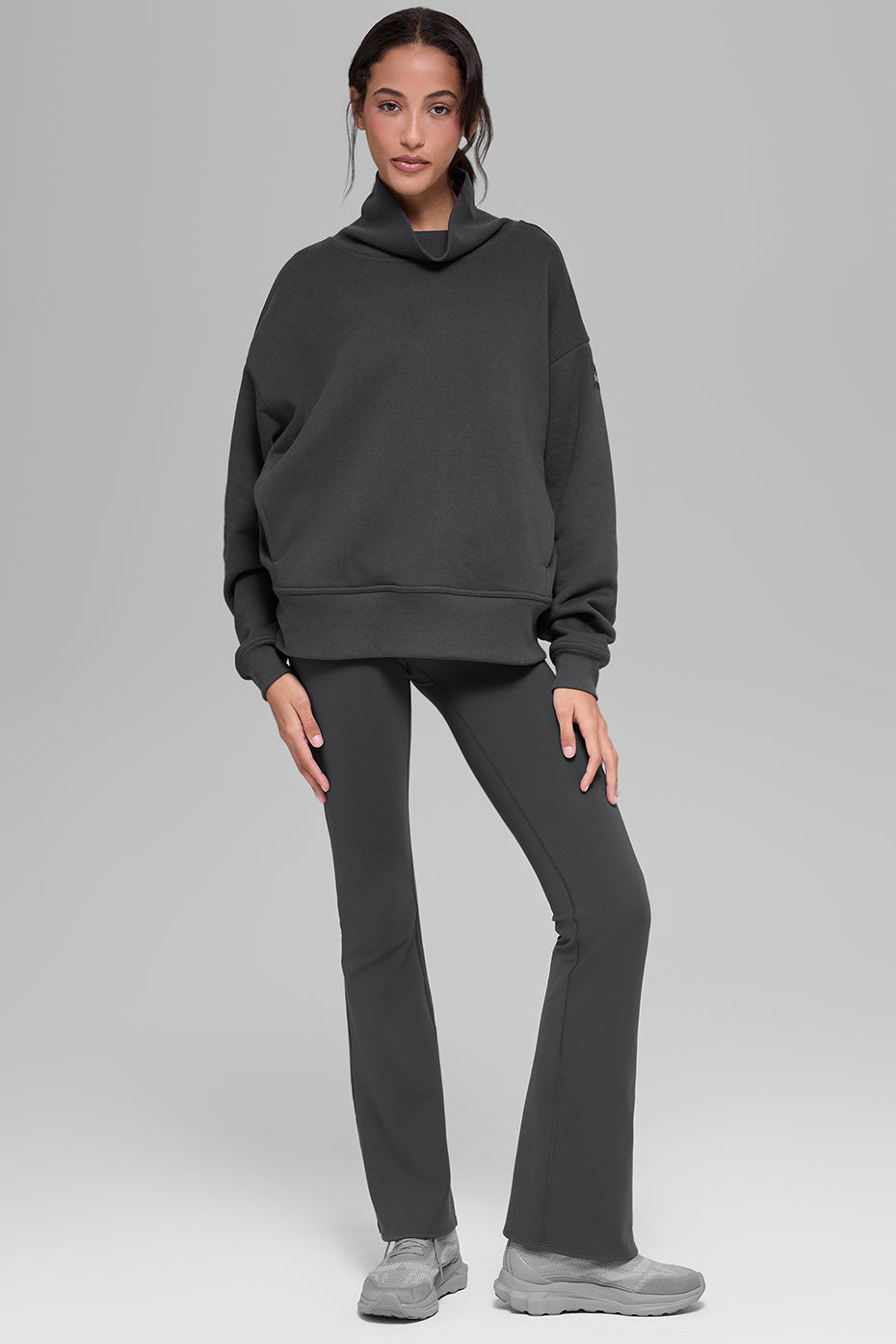 Pull à col montant Hazy - Anthracite