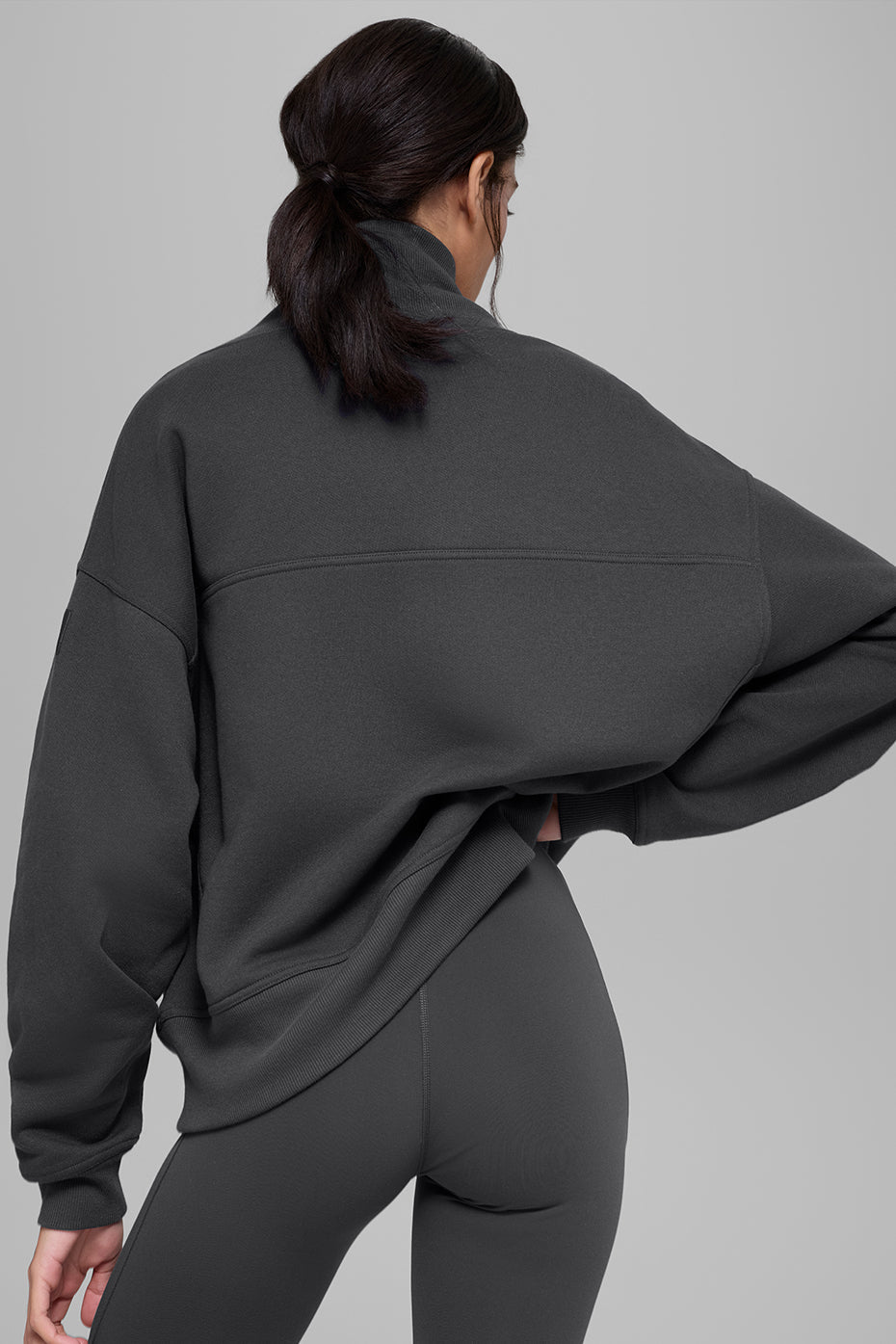 Pull à col montant Hazy - Anthracite