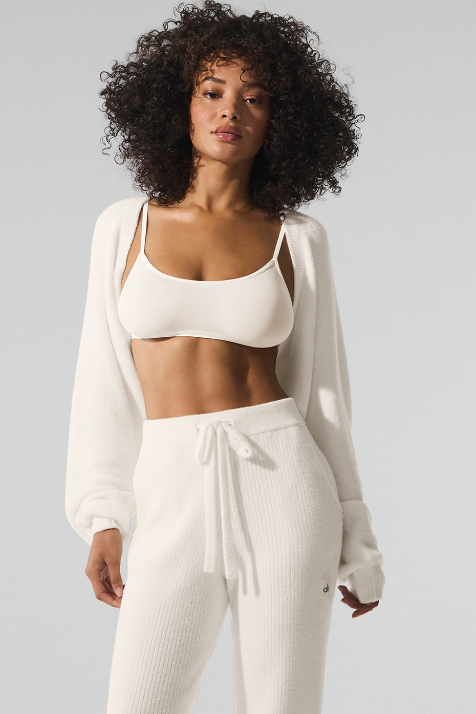Châle Snuggle Up en maille - Ivoire