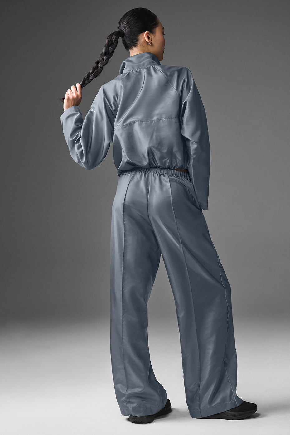 Pull court Afterglow - Gris acier