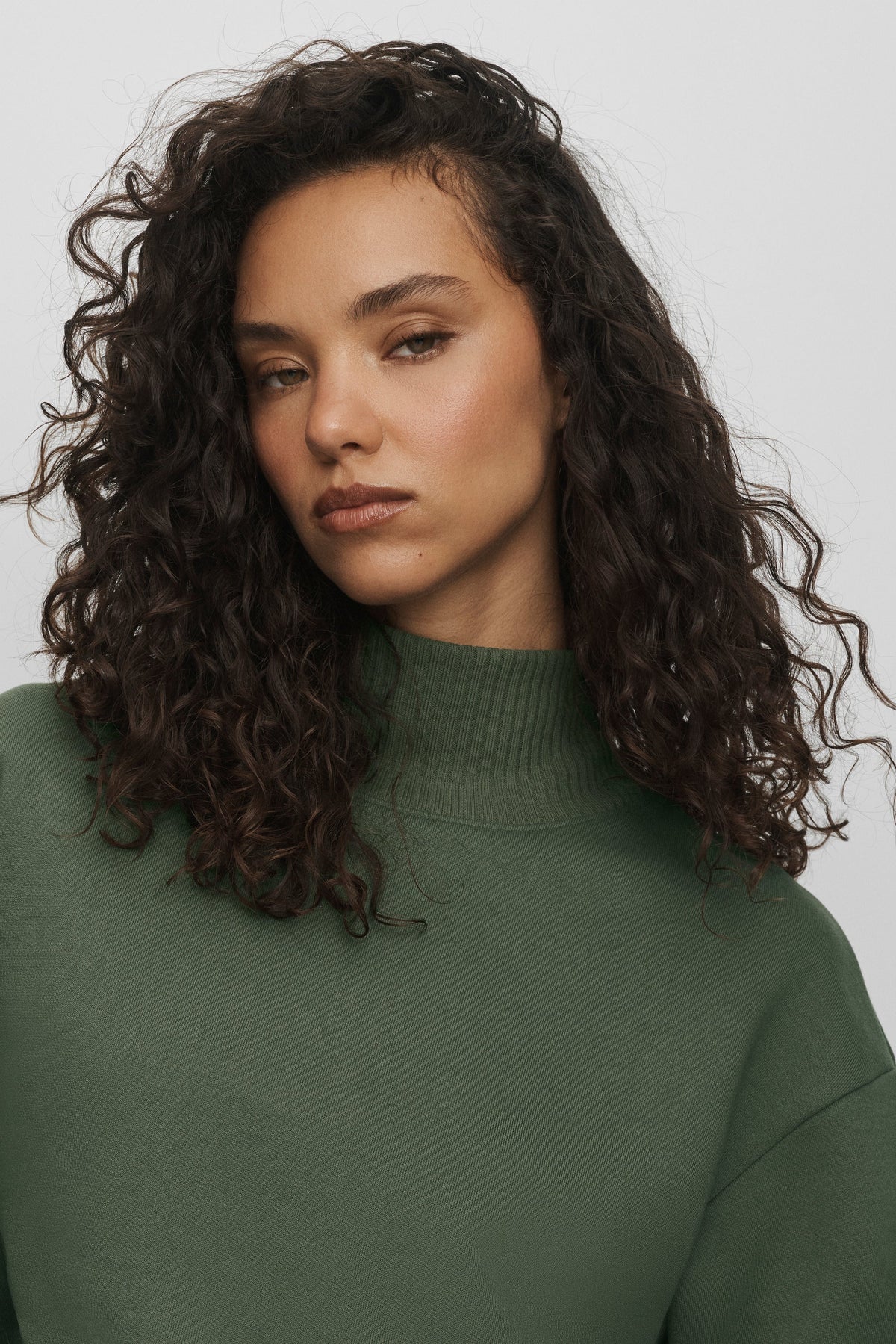 Haut de superposition court Serenity - Vert bambou