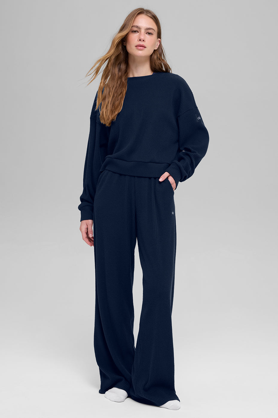 Pull à col rond Muse - Bleu marine