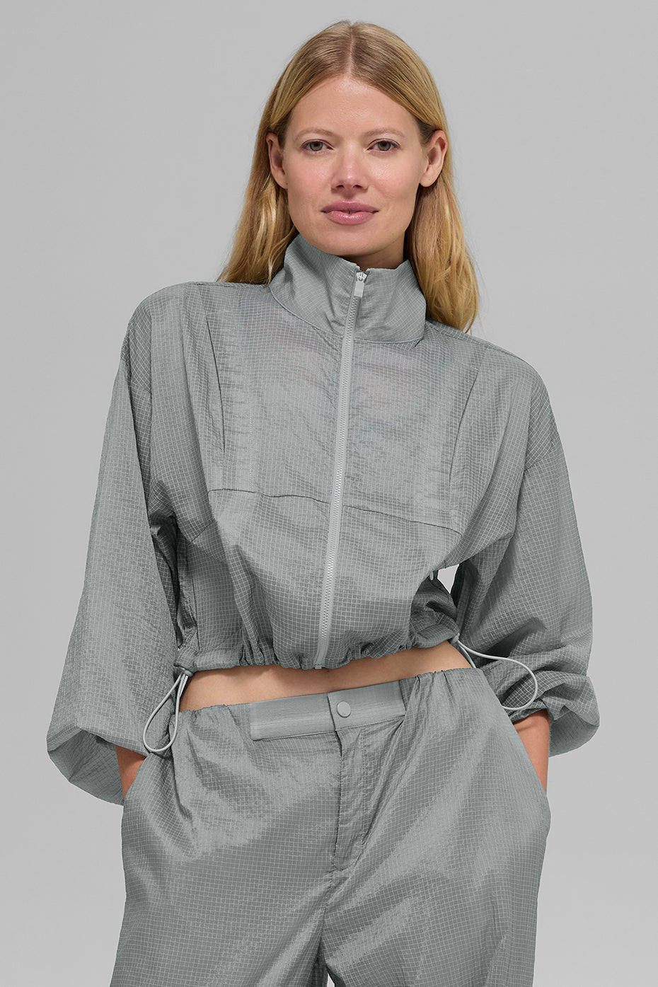 Veste entièrement zippée Game Time - Gris lunaire