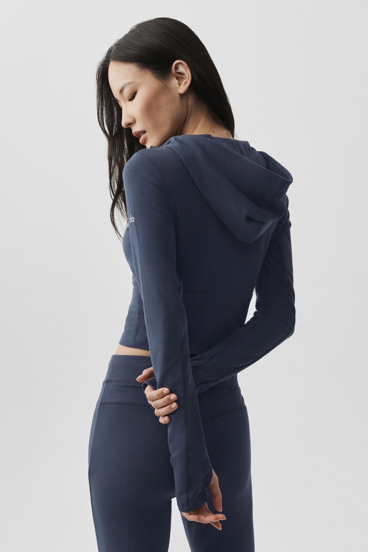 Sweat à capuche entièrement zippé Sway - Bleu marine