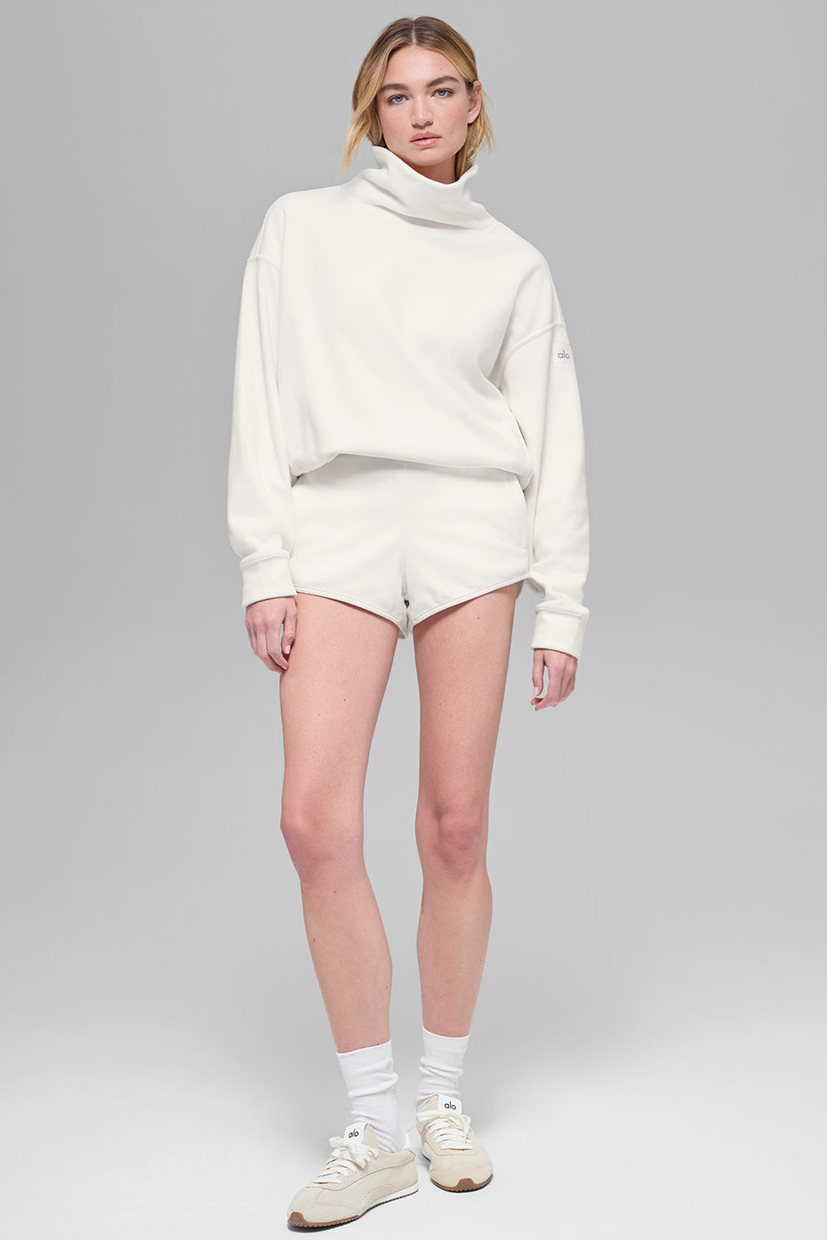 Pull Hazy en polaire - Ivoire