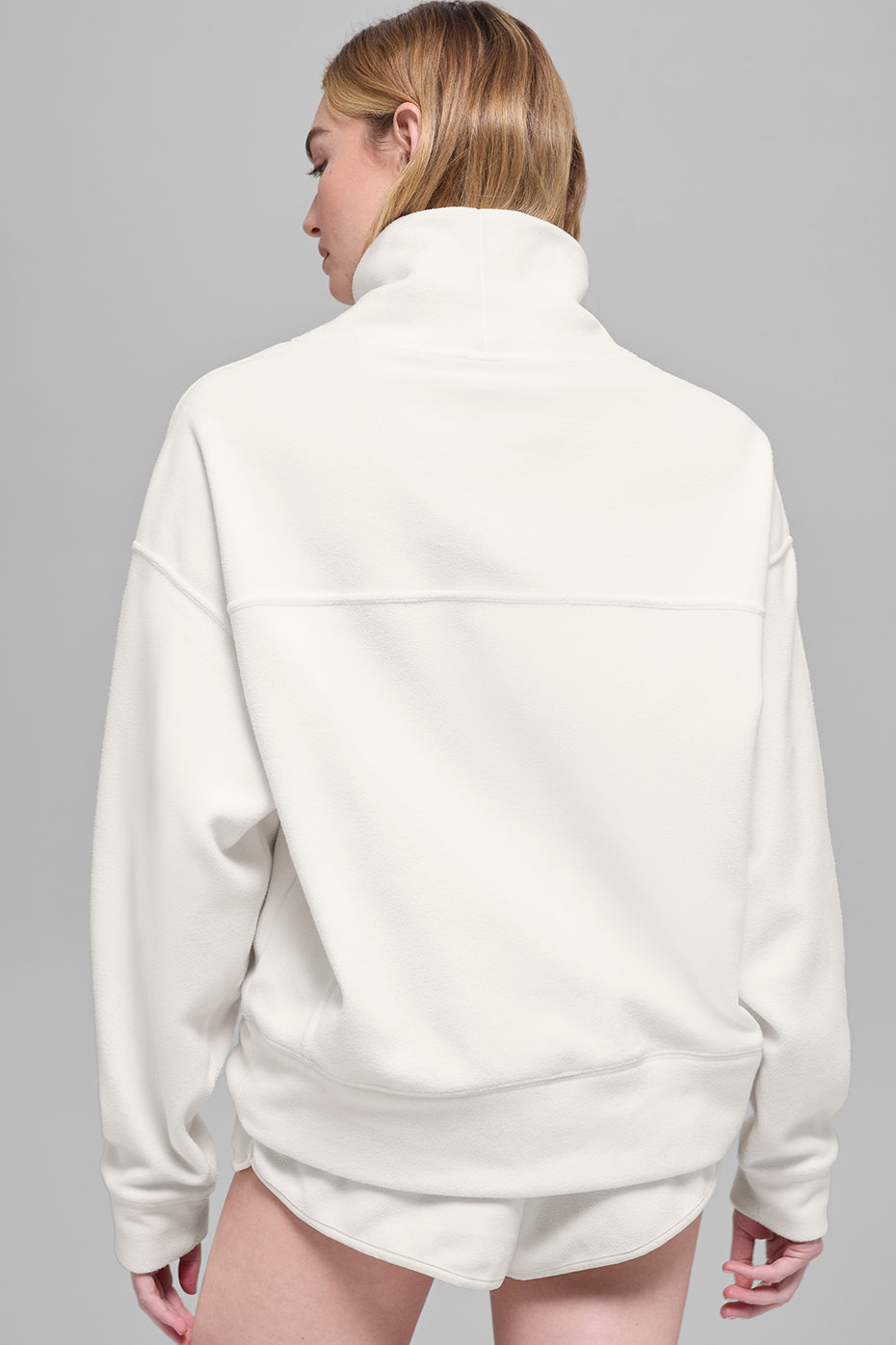 Pull Hazy en polaire - Ivoire
