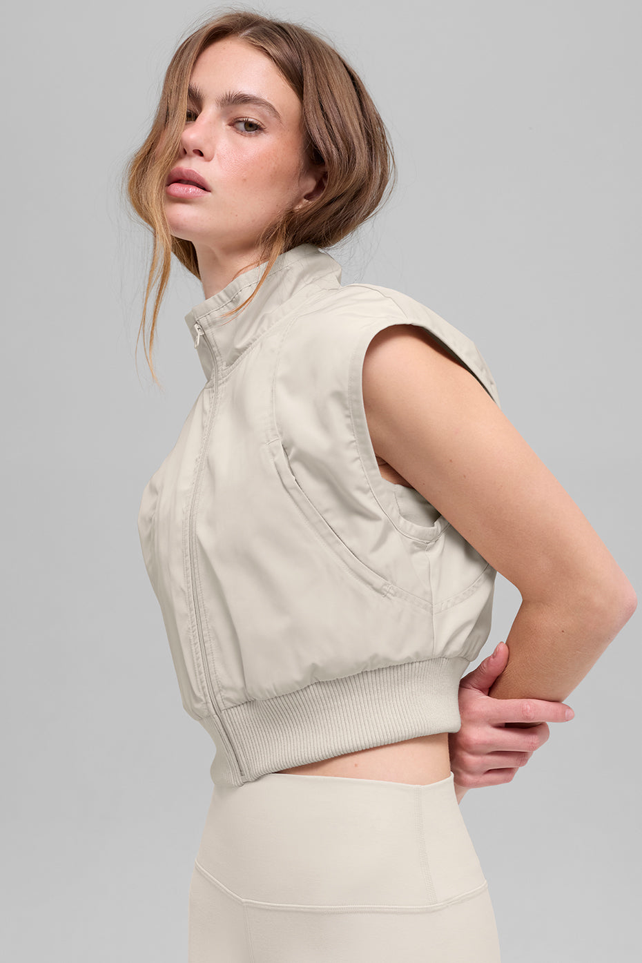 Gilet In Motion - Écru