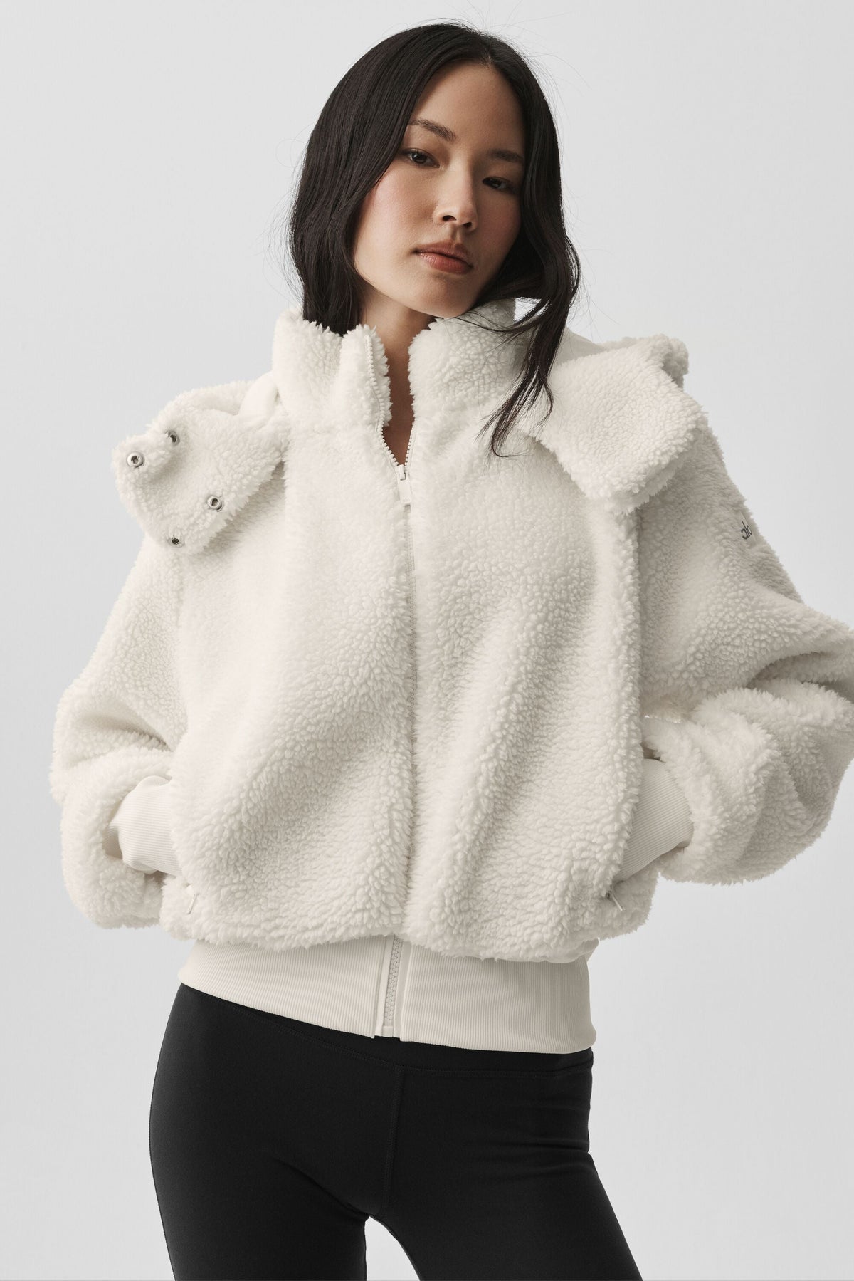 Veste Foxy en polaire sherpa - Ivoire