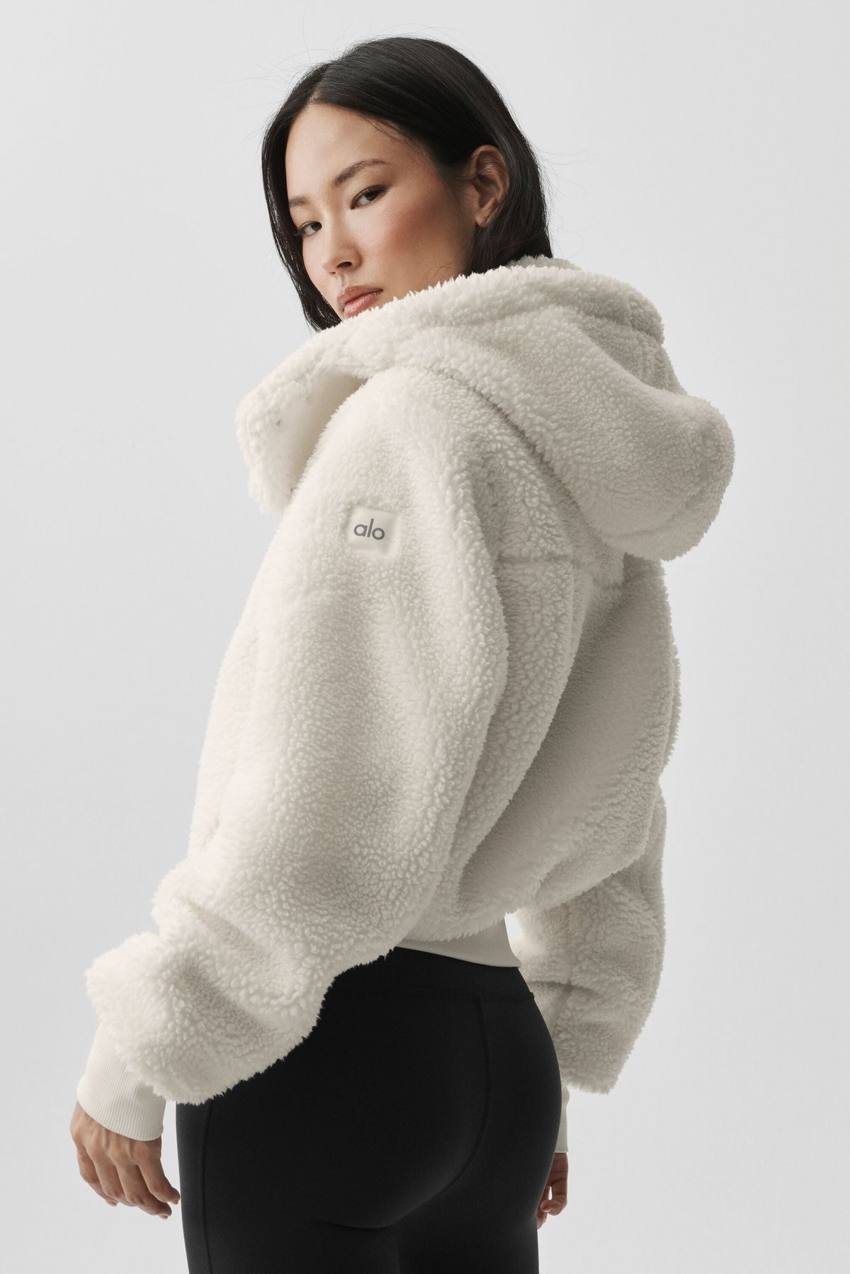 Veste Foxy en polaire sherpa - Ivoire