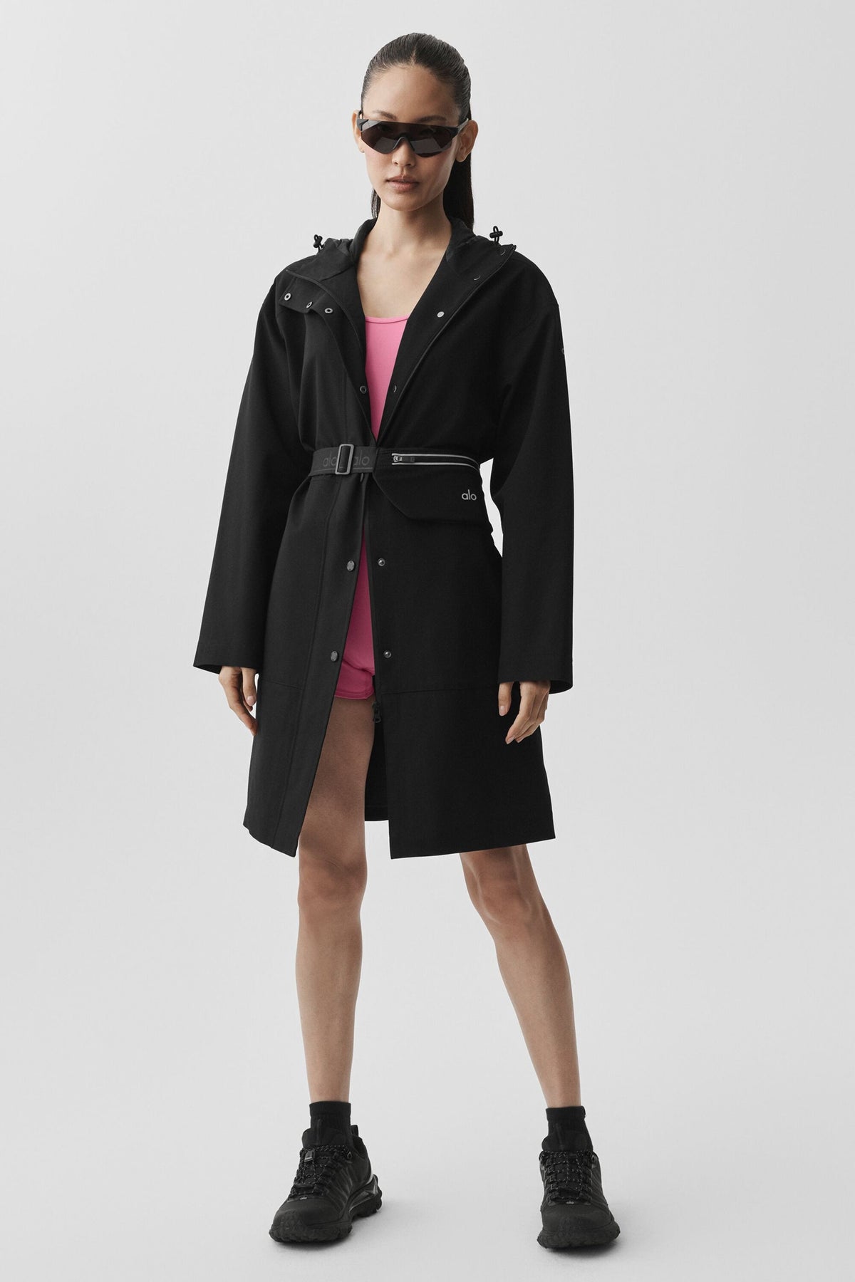 Manteau long Rain Or Shine - Noir