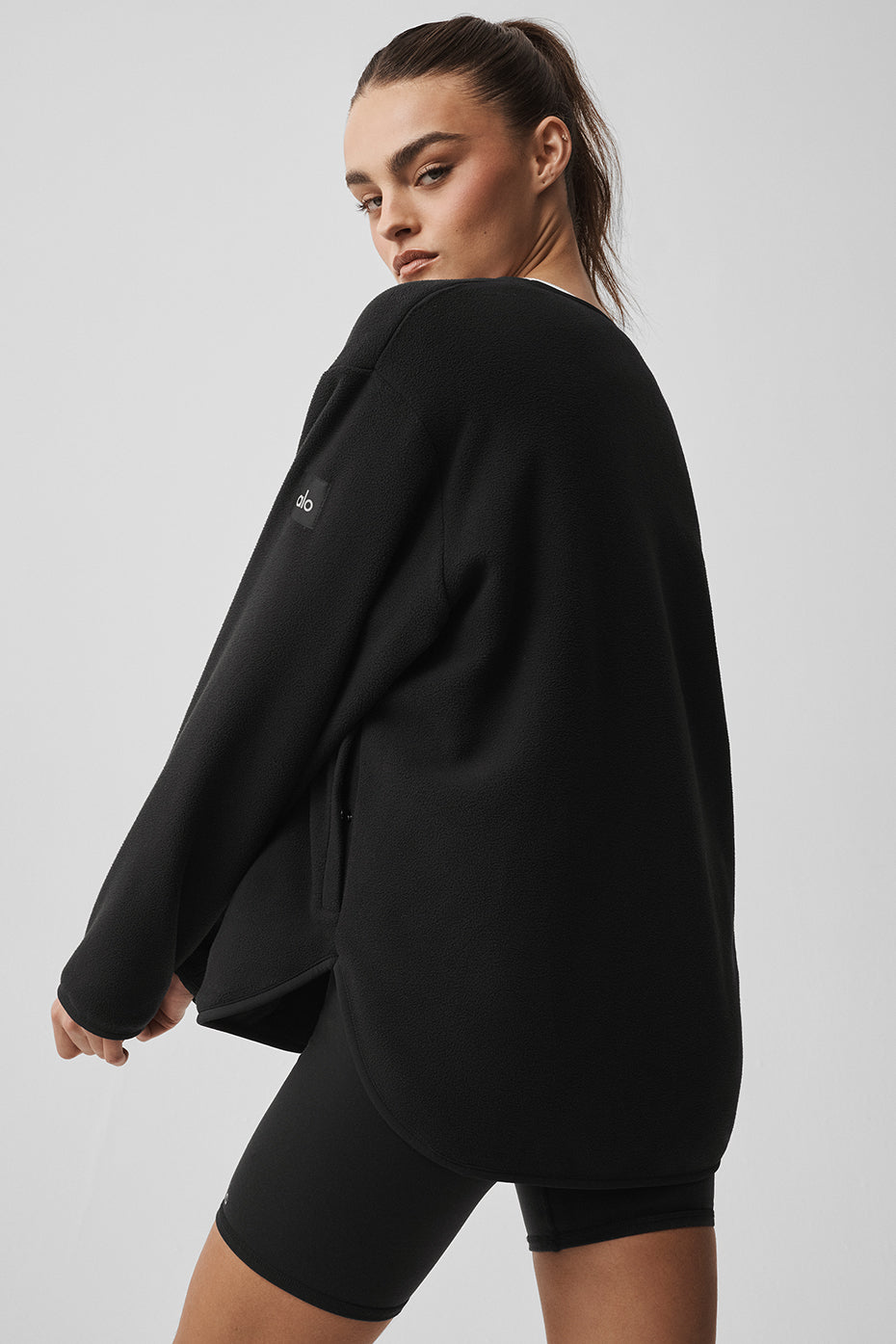 Veste Take Note en polaire - Noir