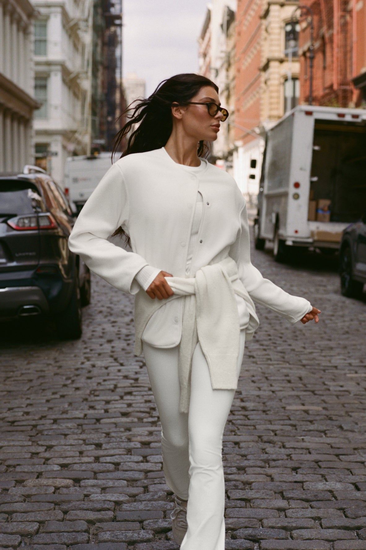 Veste Take Note en polaire - Ivoire