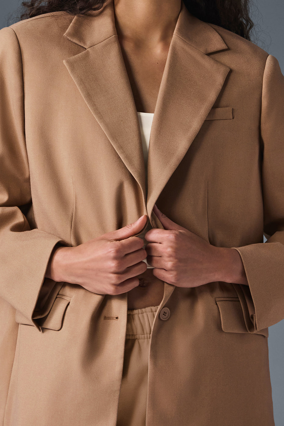 Blazer First-Class - Amande grillée
