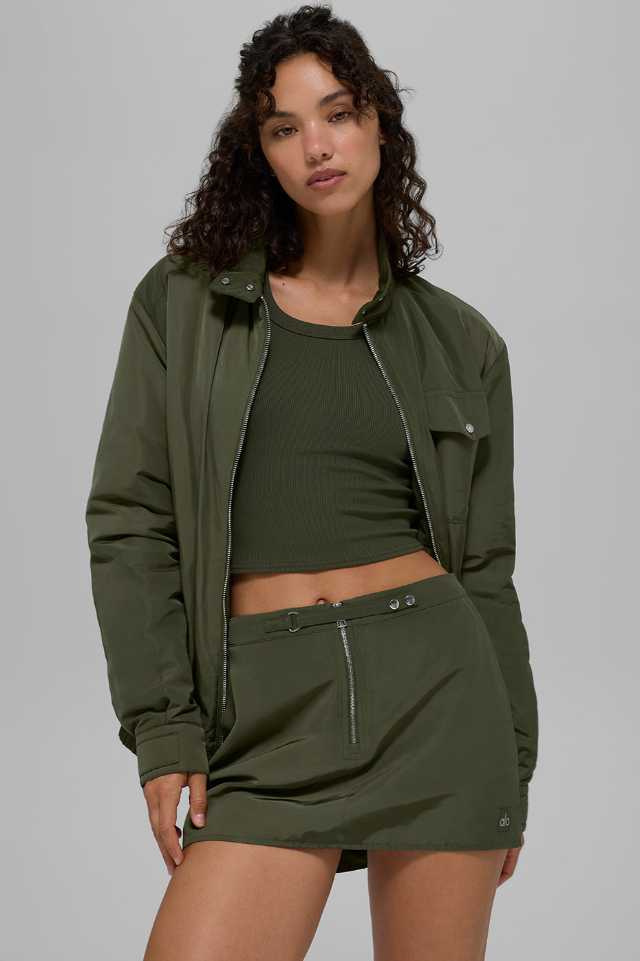 Blouson aviateur Work It - Olive verte