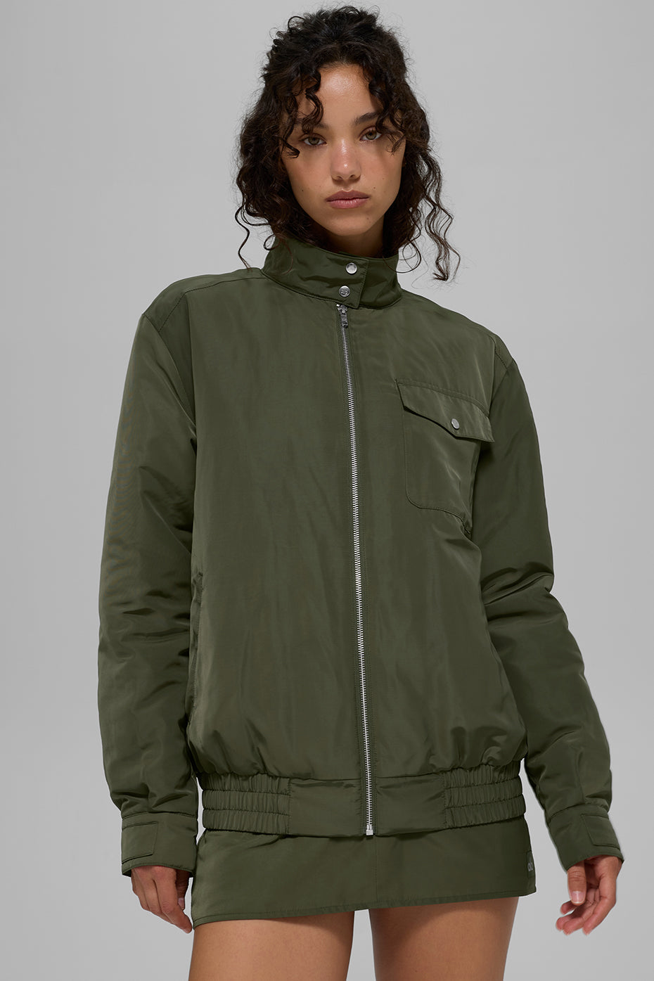 Blouson aviateur Work It - Olive verte
