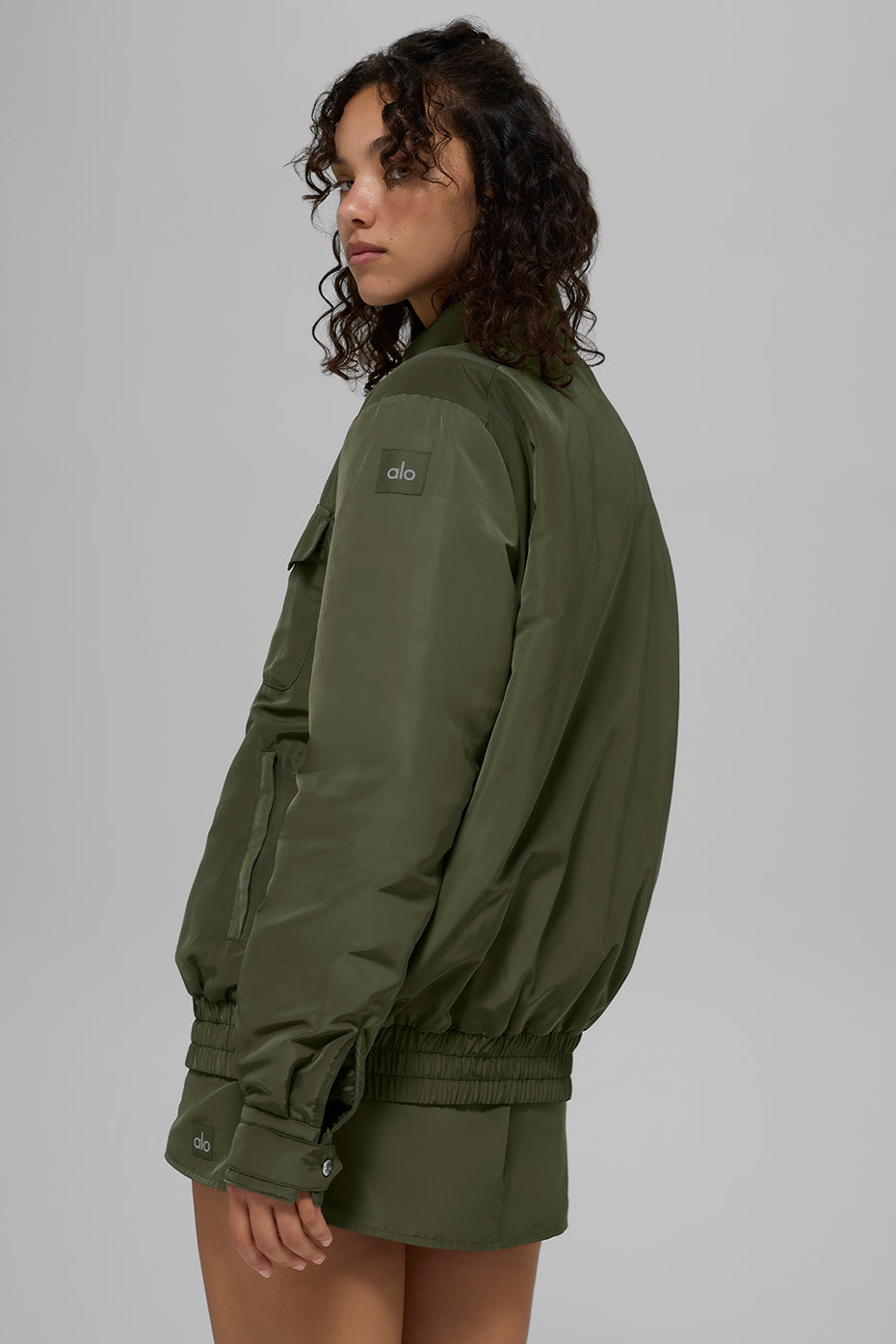 Blouson aviateur Work It - Olive verte