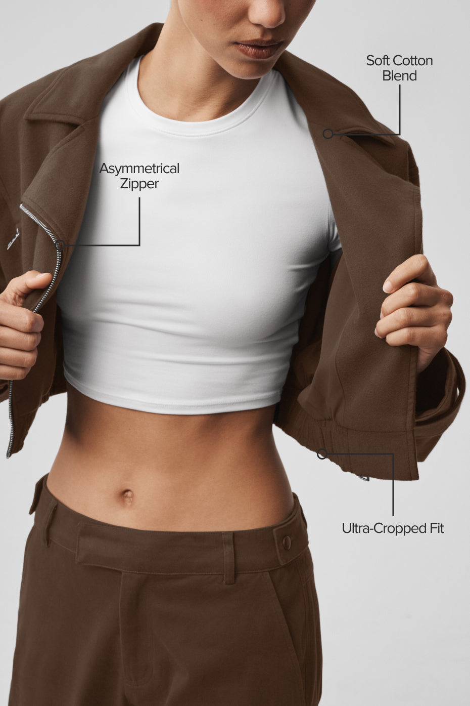 Veste courte Cosmopolitan - Espresso