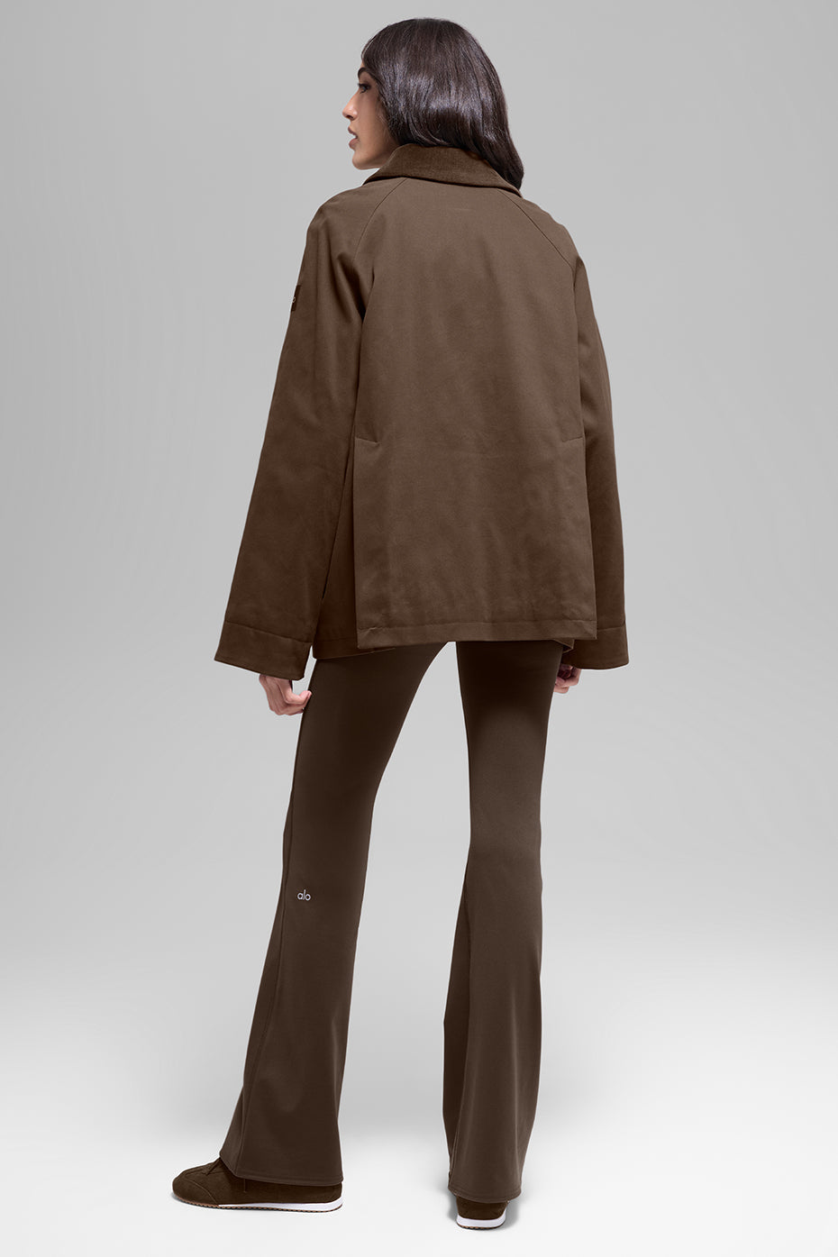 Veste de travail en sergé - Espresso