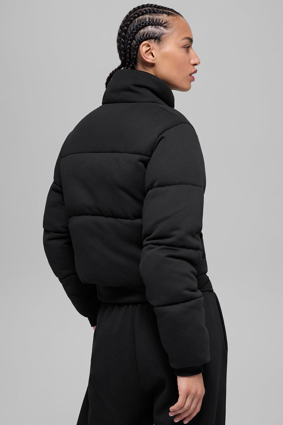 Sweat doudoune - Noir