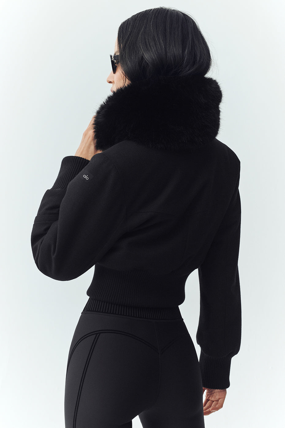 Veste Bunny Slope en laine mélangée - Noir