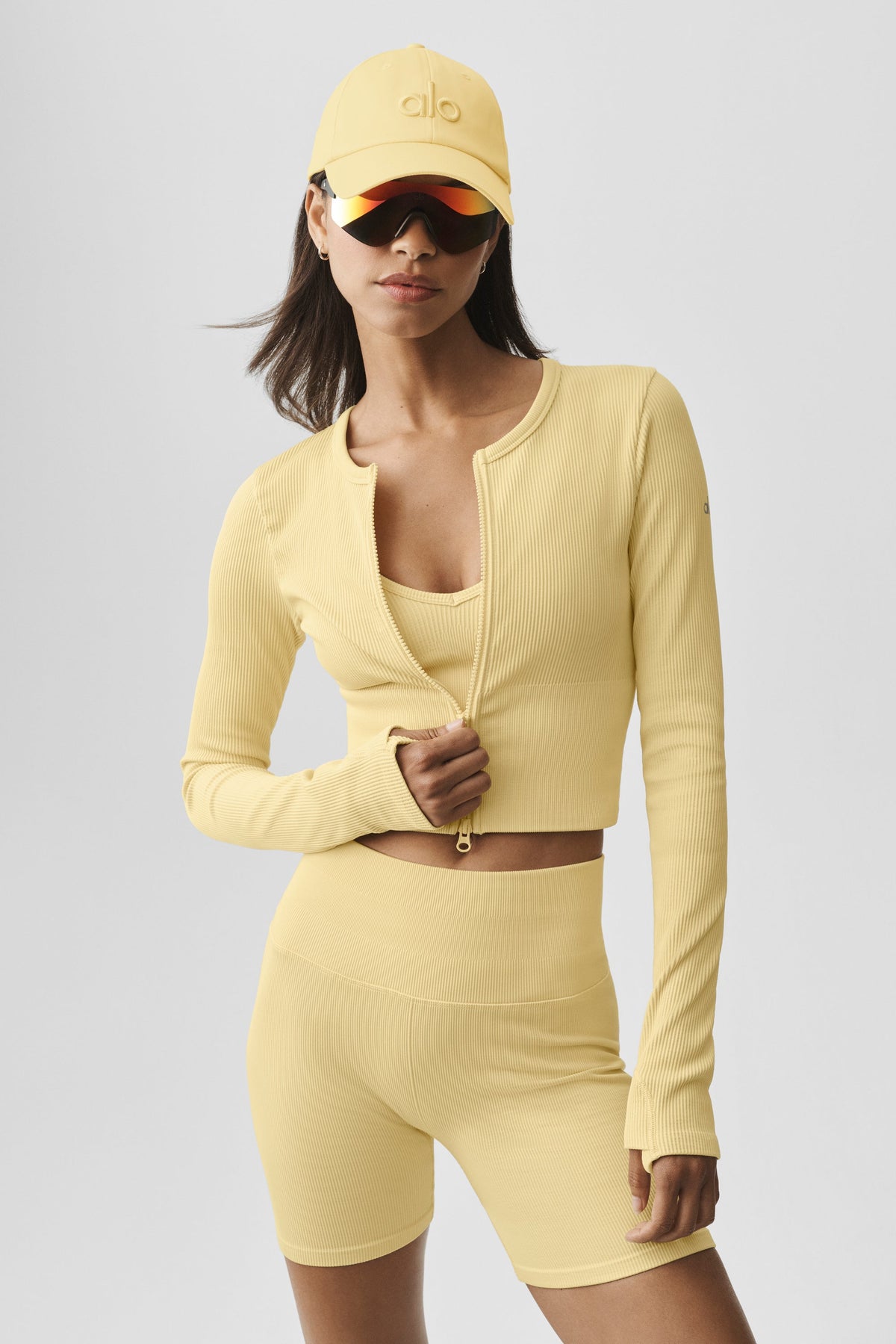 Veste Favorite côtelée sans coutures - Beurre chaud