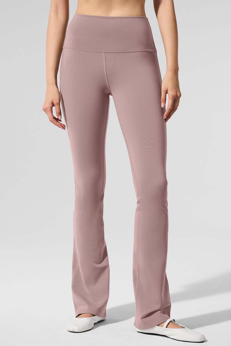Legging taille haute Airbrush à coupe évasée (standard) - Taupe