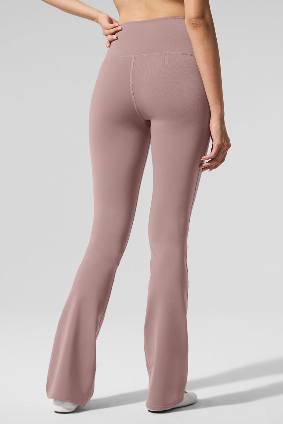 Legging taille haute Airbrush à coupe évasée (standard) - Taupe