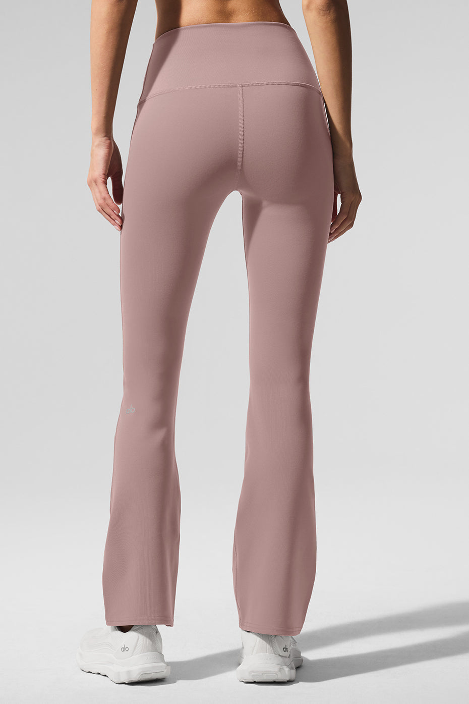 Legging taille haute Airbrush à coupe évasée (court) - Taupe