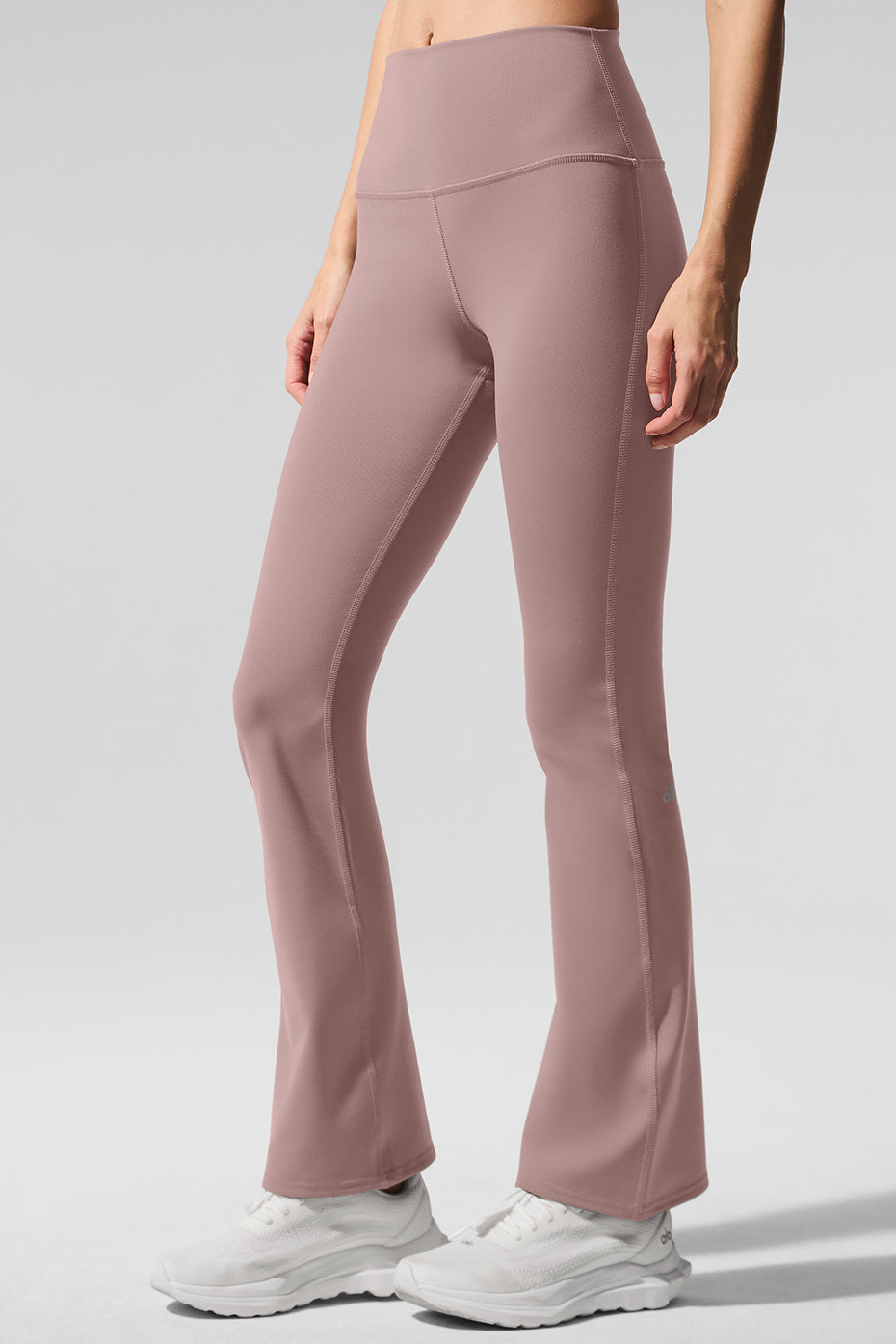 Legging taille haute Airbrush à coupe évasée (court) - Taupe
