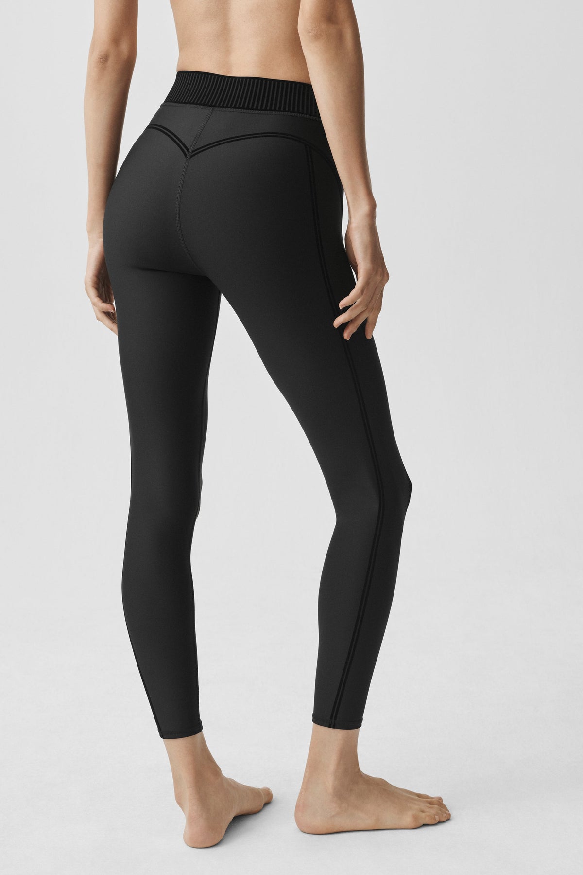 Legging 7/8 taille haute Airlift Line Up - Noir