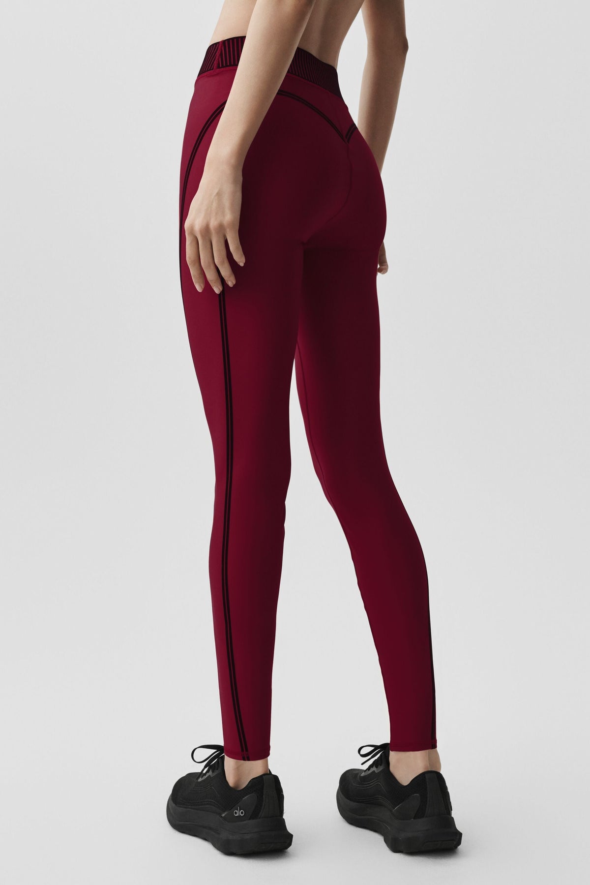 Legging 7/8 taille haute Airlift Line Up - Rouge romance d’été