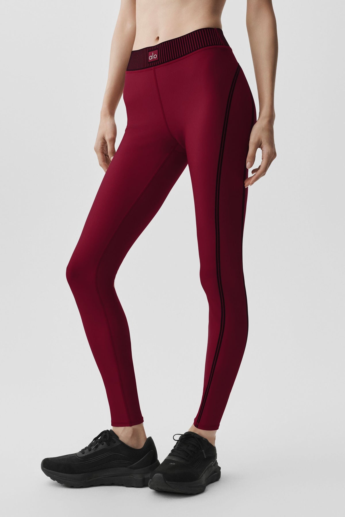 Legging 7/8 taille haute Airlift Line Up - Rouge romance d’été