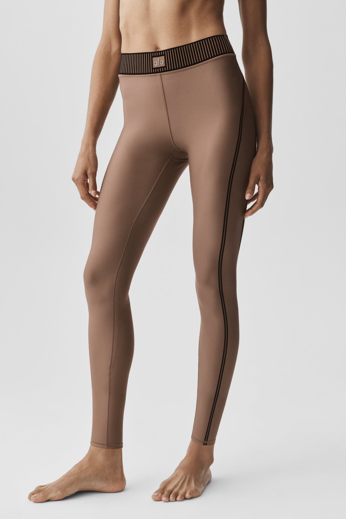 Legging 7/8 taille haute Airlift Line Up - Brun Java