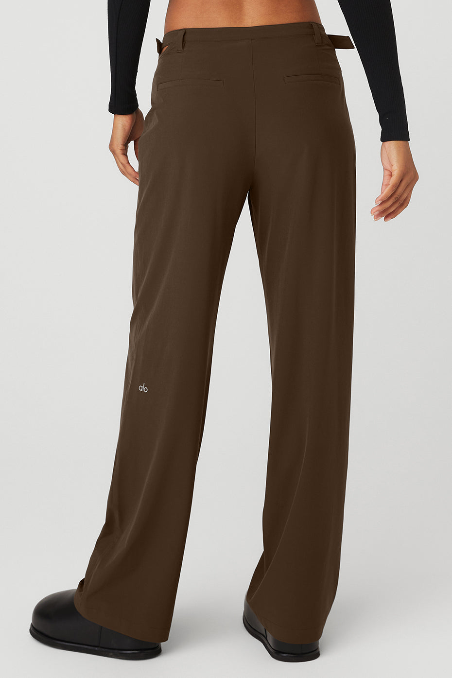 Pantalon taille mi-haute Showdown - Espresso