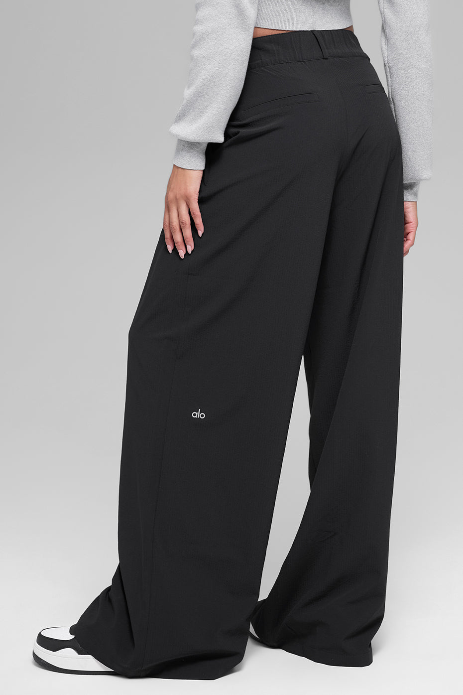 Pantalon taille haute Dreamscape (long) - Noir