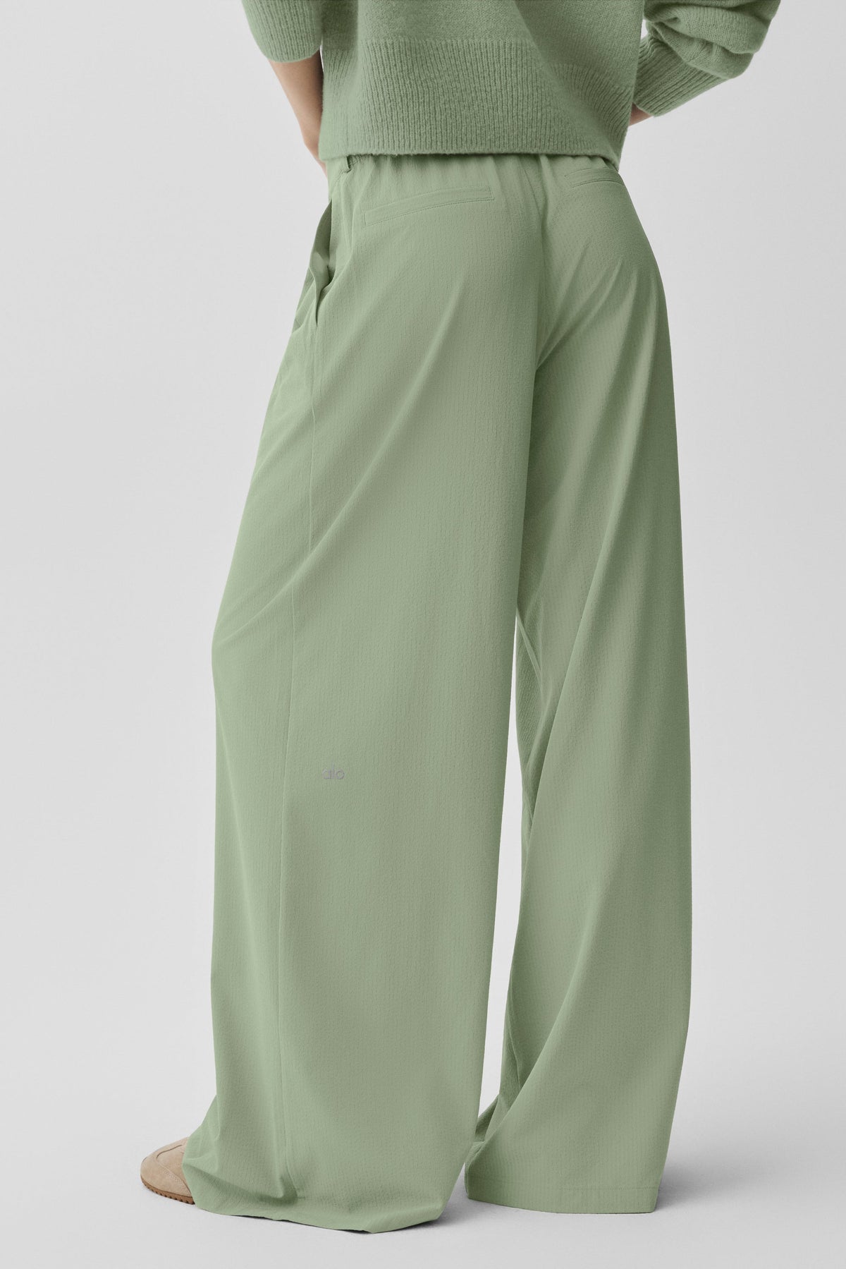 Pantalon taille haute Dreamscape (long) - Herbe des dunes