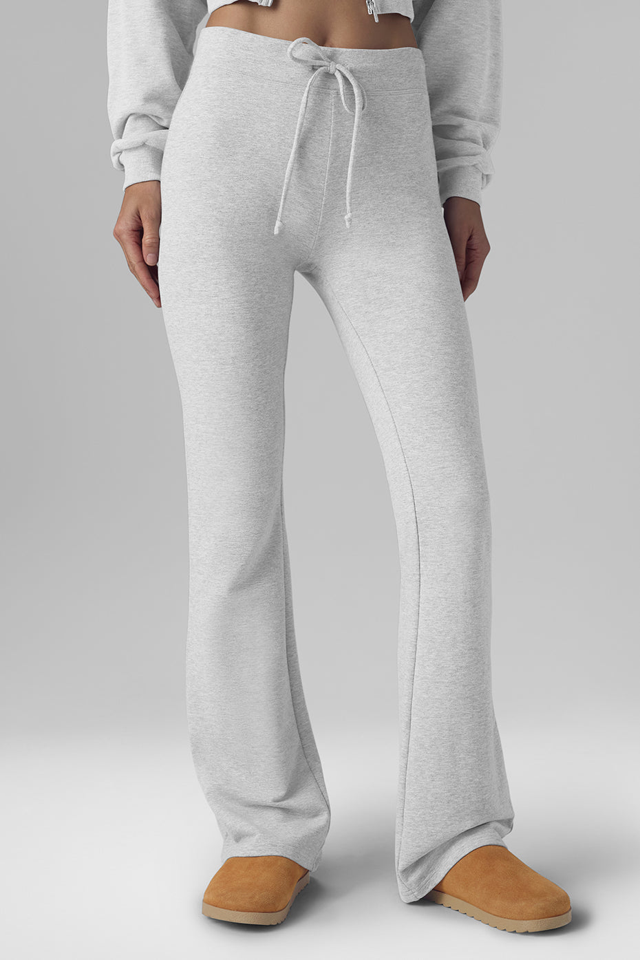 Pantalon de jogging Sway à coupe évasée - Gris chiné sport
